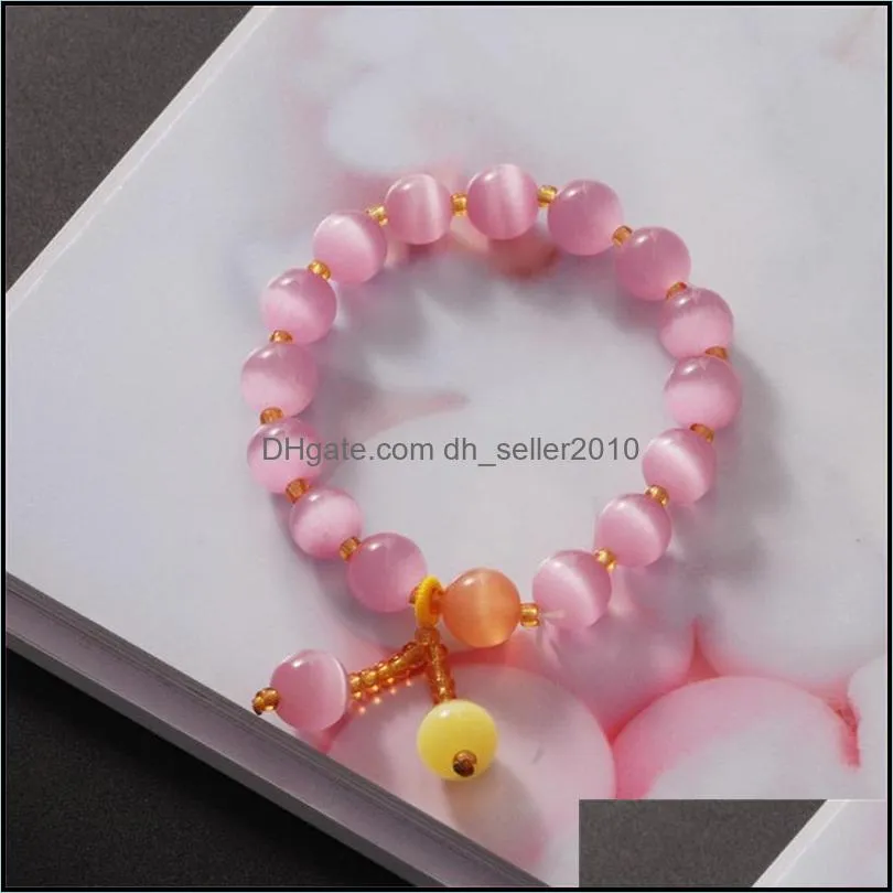 ethnic crystal bracelet female strands opal beaded travel booth handstrings small gift accessories 3665 q2