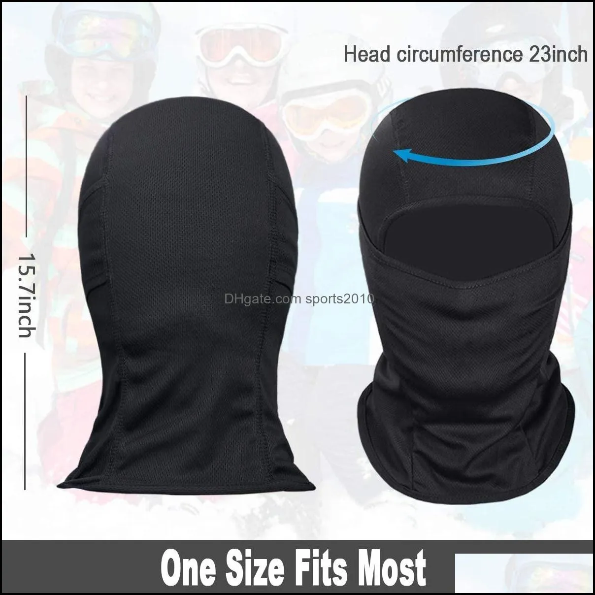 Achiou Balaclava Face Mask UV Protection for Men Women motorcycle Ski Sun Hood Tactical Masks