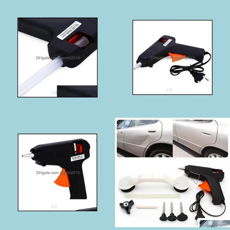 2019 hot sale auto pops a dent ding repair removal tool car care tools set kit for vehicle automobile abs glue gun diy paint