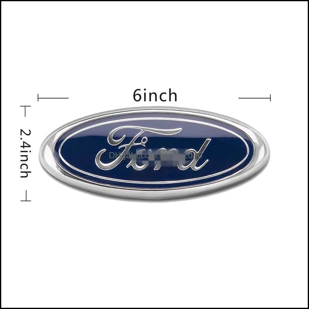 Ford Front Grille Tailgate Emblem, Oval 6