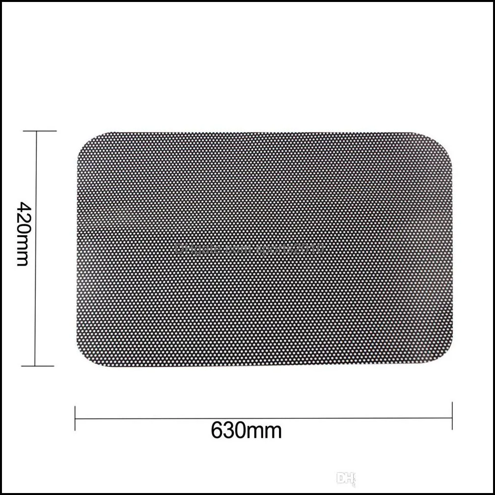 63cm x 42mm 2pcs per set pvc car auto accessories curtain windshield sticker sun shade uv protection side window film