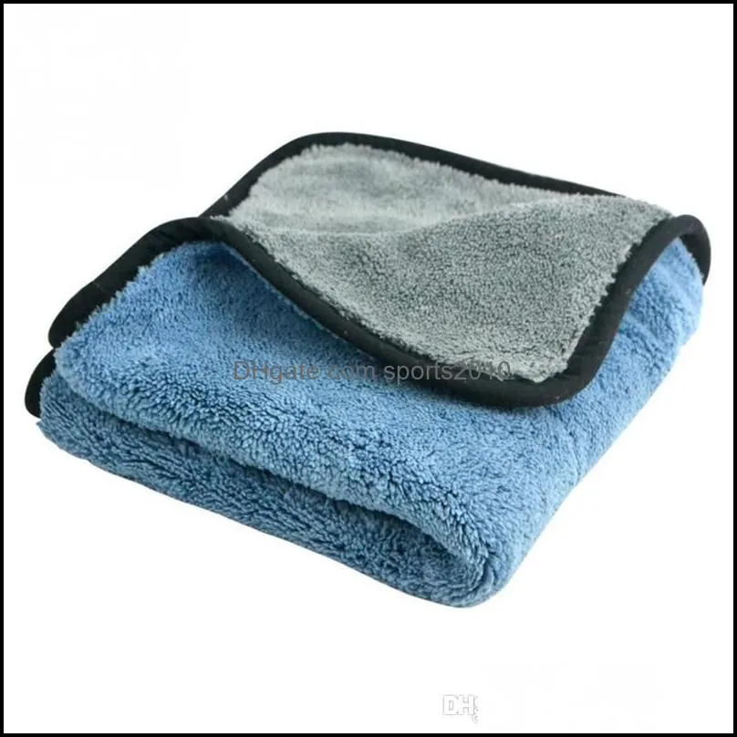 durable super thick plush microfiber car cleaning cloth car washing towel randomly color