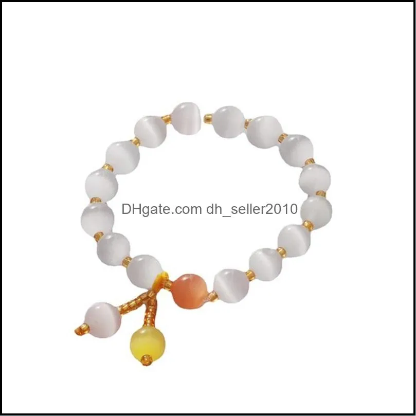 ethnic crystal bracelet female strands opal beaded travel booth handstrings small gift accessories 3665 q2
