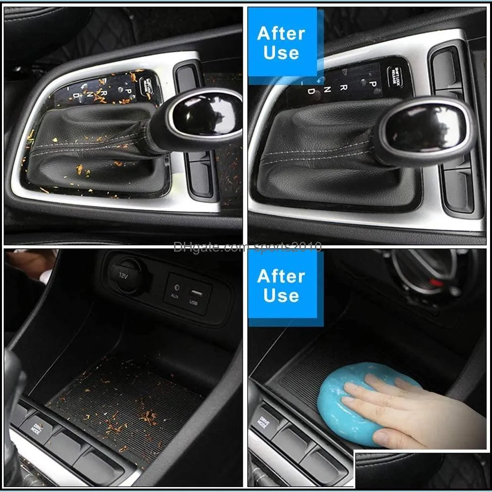 Car Dust Cleaner Gel Detailing Putty Auto Cleaning Putty Auto Detail Tools Car Interior Vent Cleaner Keyboard Cleaner for Laptop