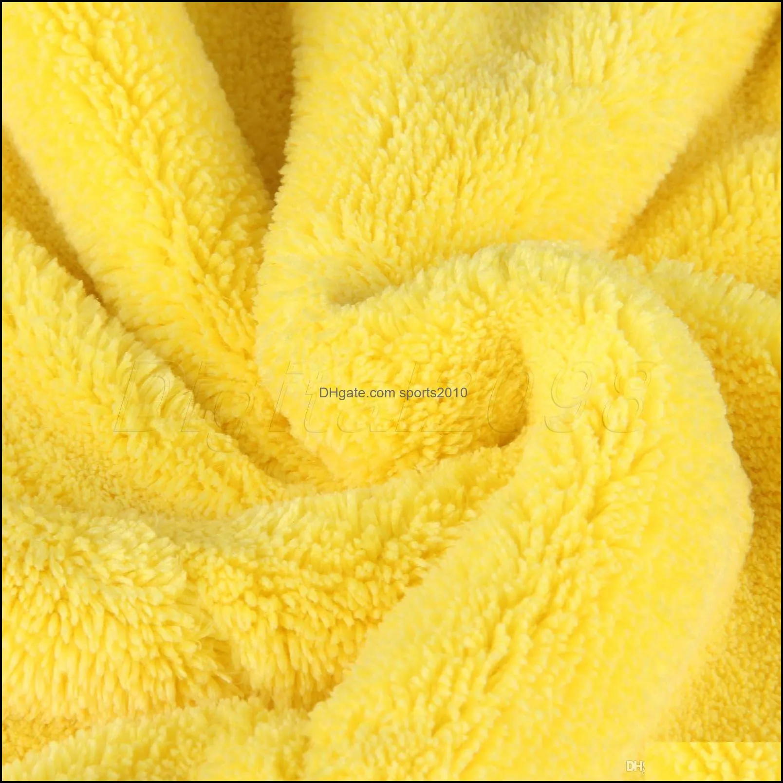 45cm x 38cm 800gsm durable super thick plush microfiber car cleaning cloths car care microfibre wax polishing detailing towels