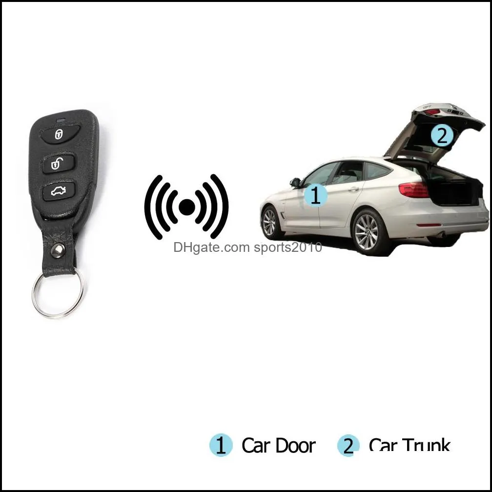 Car Remote Central Door Lock Keyless System Central Locking with Remote Control Car Alarm Systems Auto Remote Central Kit