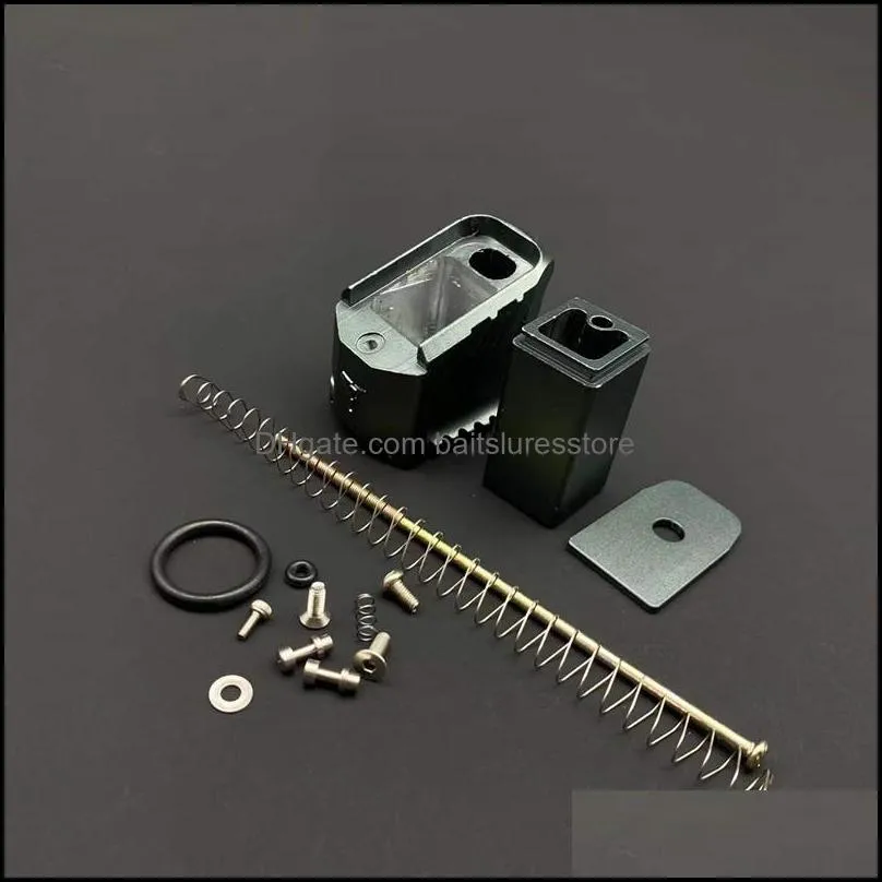 Tactical Accessories GLOCK Kublai P1 Gel Blaster Marui/WE Magzine Expansion KI Type Metal Base Exterior Decoration