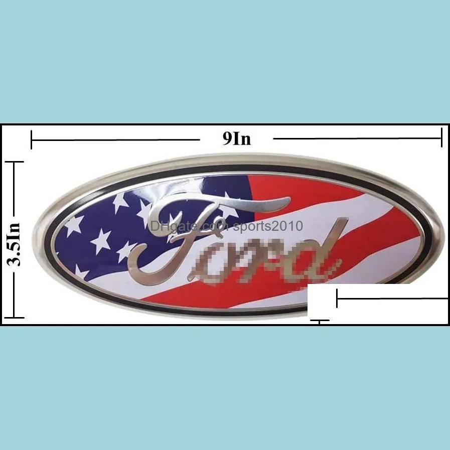 Shenwinfy Front Grille Tailgate Emblem for 04-14 F150, Ford Oval Badge for 11-14 Edge, 11-16 Explorer, 06-11 Ranger, 07-14 Expedition
