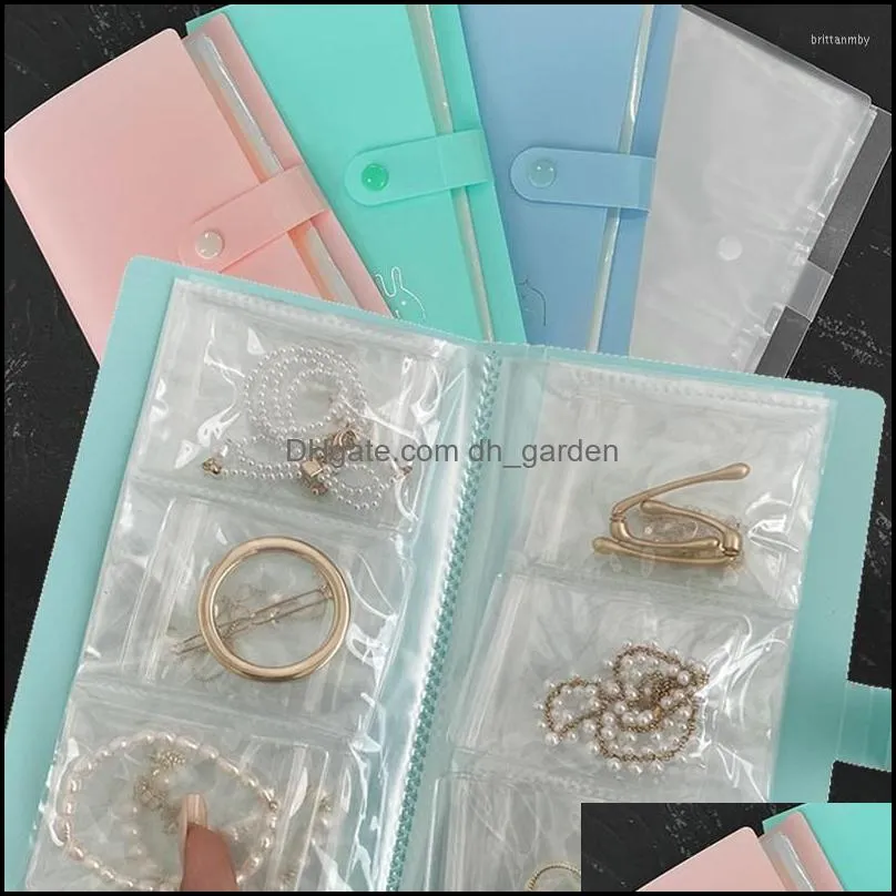 Jewelry Pouches Transparent Self Sealing Adhesive Pouch PVC Bag Storage Book Plastic Bags For Retail Display Packaging