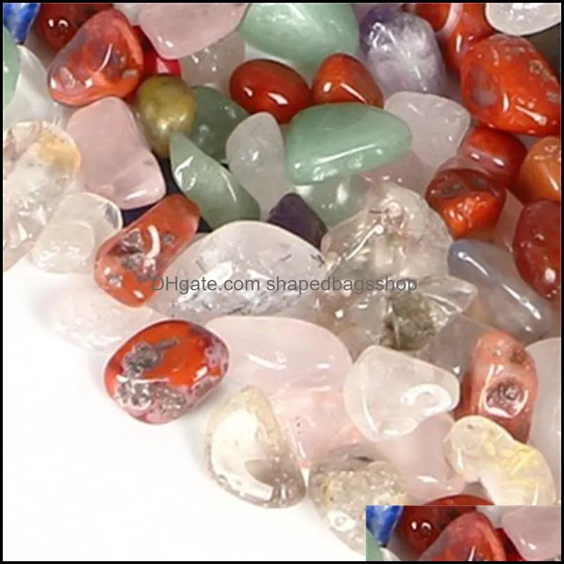 Wholesale 100g Mixed Tumbled Stones Quartz Crystals Bulk Natural Gemstones Rock Mineral Crystals Healing Reiki Garden Decoration 591