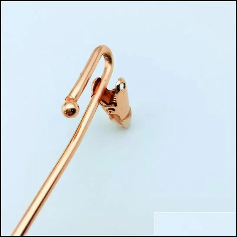Non-Slip Underwear Rack Metal Hanger Rose Gold Clothing Store Bra Clips Fashion Exquisite Bardian Creative New Style FY3731