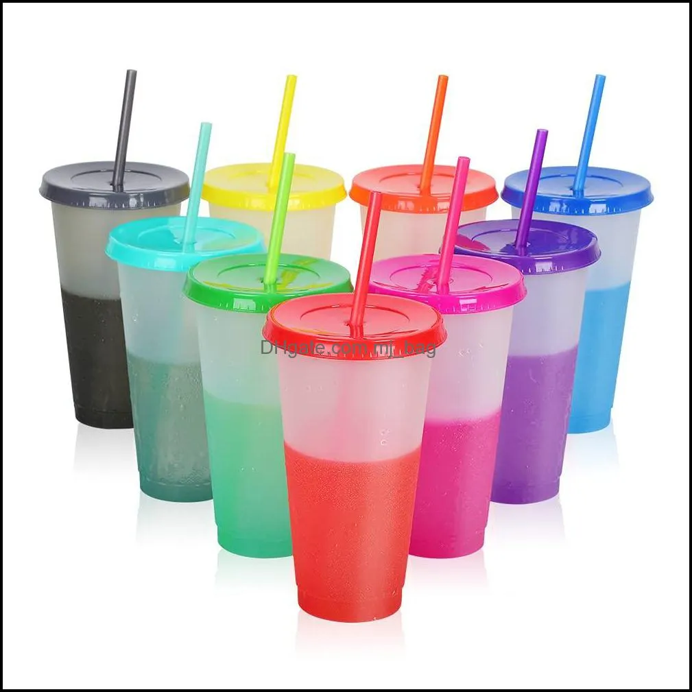 mugs tumblers with lids and sts.16 oz pastel colored plastic acrylic travel cups.double wall insated matte reusable bk for smoothie i