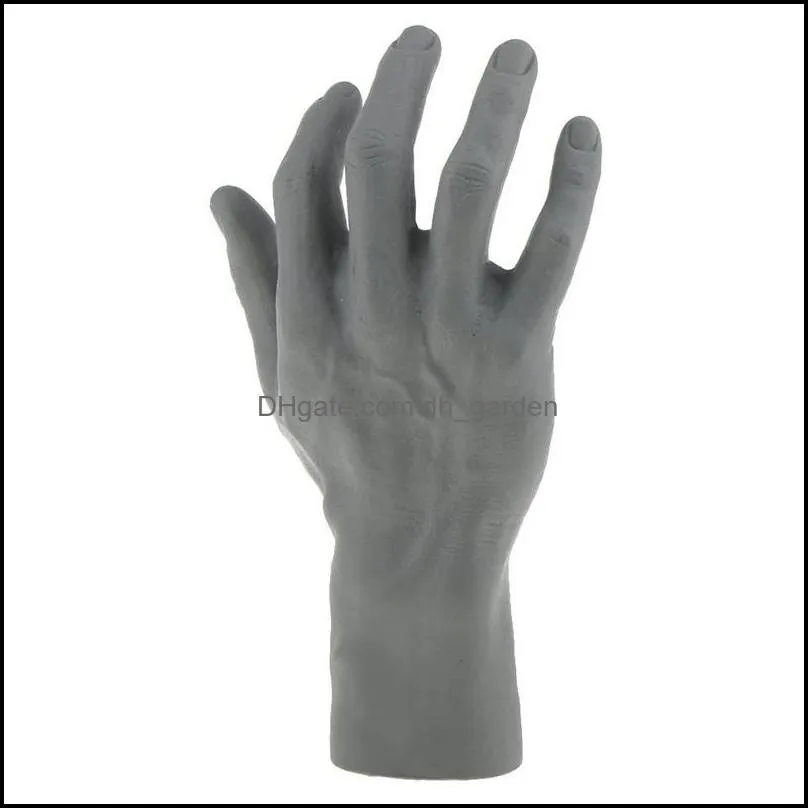 Jewelry Pouches Bags Male Mannequin Right Hand For Bracelet Watch Glove Ring Display Model Props Brit22