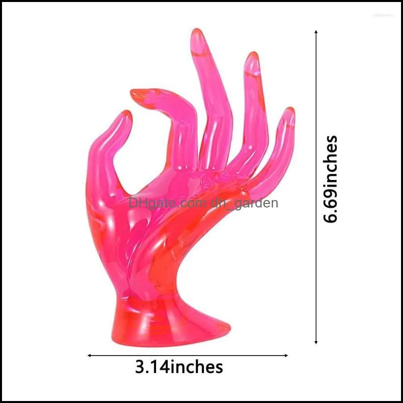 Jewelry Pouches Hand Form Display Holder Bracelet Ring Watch Stand Support