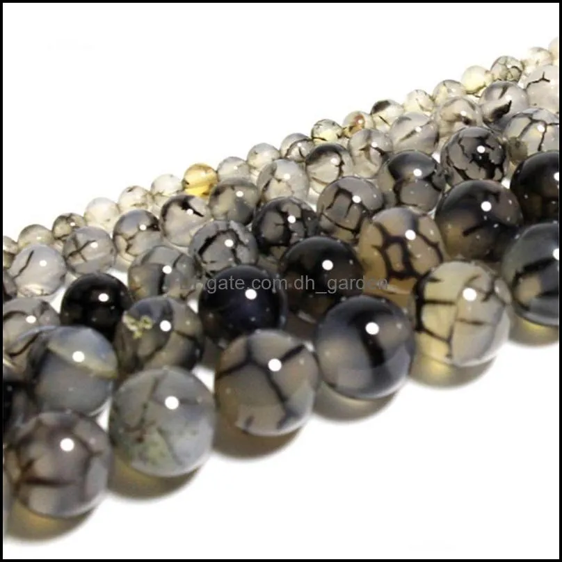 see pic Loose Spacer Black Dragon Vein Agate Beads For Making Bracelet Necklacesee pic Brit22