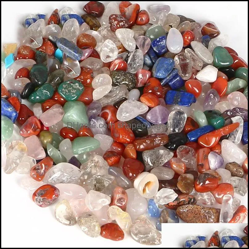 Wholesale 100g Mixed Tumbled Stones Quartz Crystals Bulk Natural Gemstones Rock Mineral Crystals Healing Reiki Garden Decoration 591