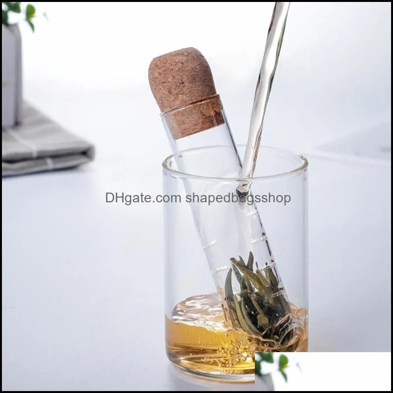 NewUniversal Glass Tea Strainer Infuser Creative Pipe Drinkware Tools Reusable Filter For Mug Fancy Loose Teas Leaves Brewing Herb B3