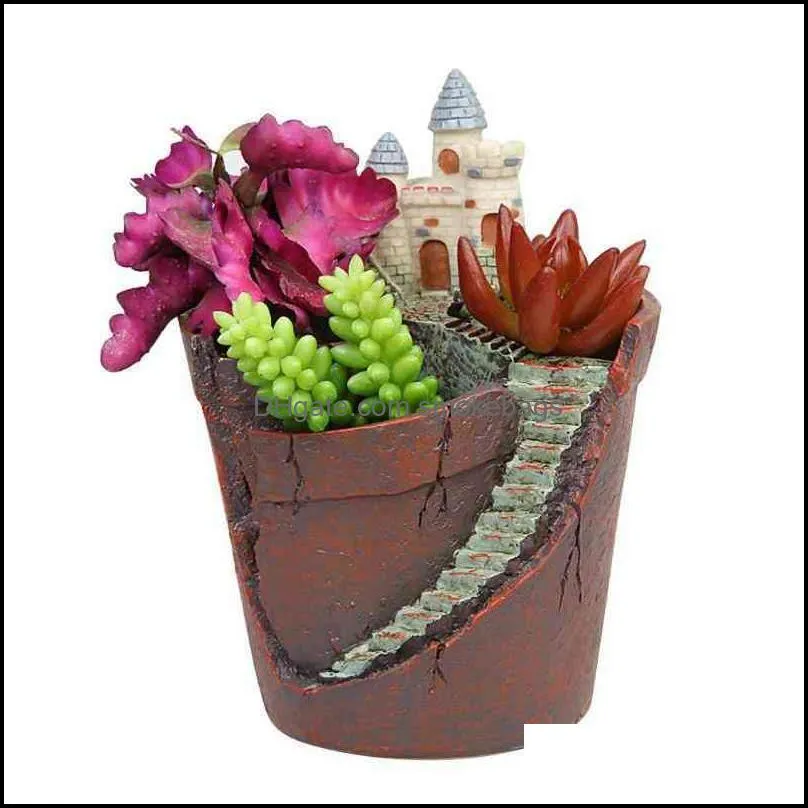 Succulent Plants Planter Flowerpot Rin