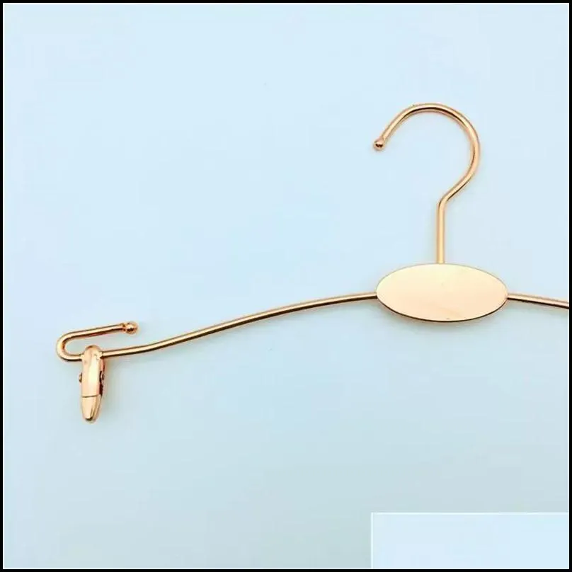 Non-Slip Underwear Rack Metal Hanger Rose Gold Clothing Store Bra Clips Fashion Exquisite Bardian Creative New Style FY3731