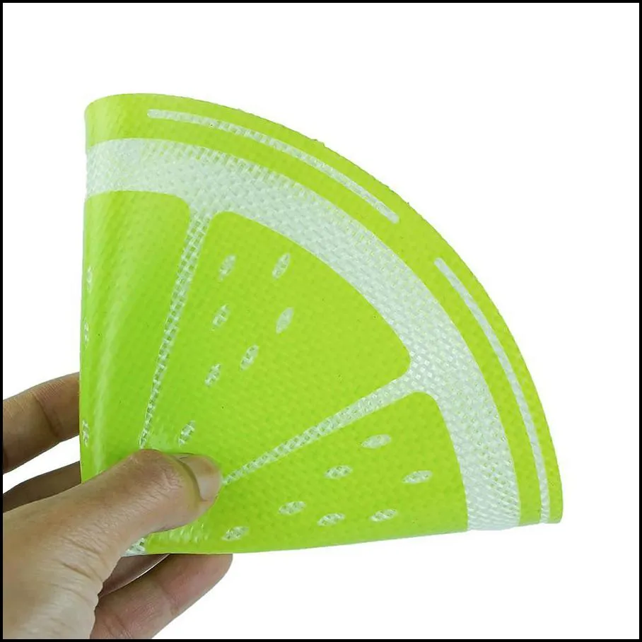 New Round Silicone Wax Dab Mat Silicone Dabbing Mat Lemon design Non-Stick Dabber Sheets Dab Pad for Dry Herb Wax Oil DHL Shipping