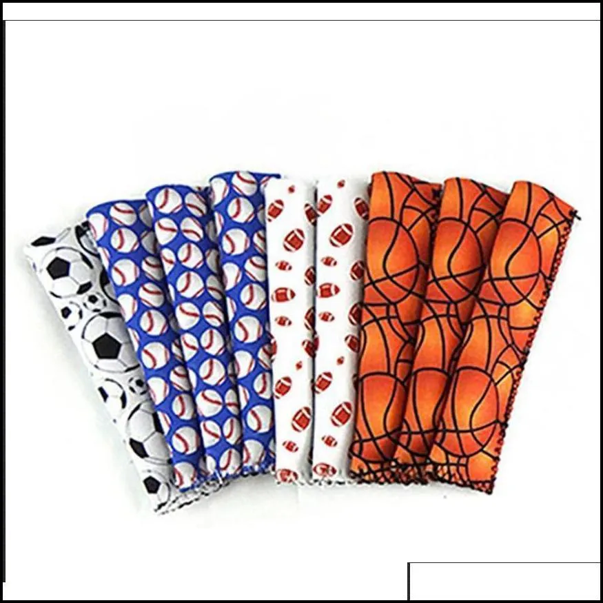 Baseball Popsicle Holder Sleeves Ice Cream Tools Lolly Bag Summer Kids Sleeve Zers Holders Aaa654 Mrotb