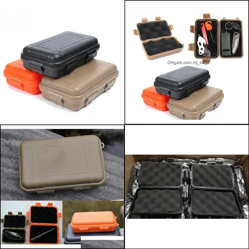 tool box l/s size outdoor waterproof survival container plastic airtight storage case for camping outdoor travellin jllhrm soif