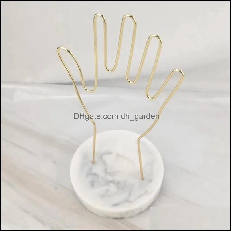 Jewelry Pouches Storage Rack Hand Model Art Supply Bracelet Ring Holder Display
