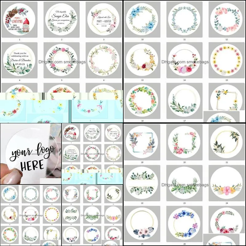 100PCS custom sticker and Customized Wedding stickersDesign Your Own StickersPersonalized stickers Food & Beverage Labels 220608