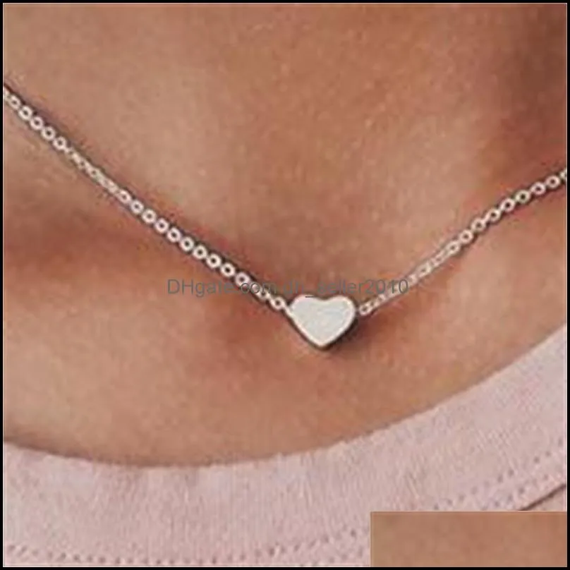 Luxury Designer Jewelry Classic Love Heart Necklace Fashion 18k Gold Hearts Pendant Necklace for Women girls 123 U2