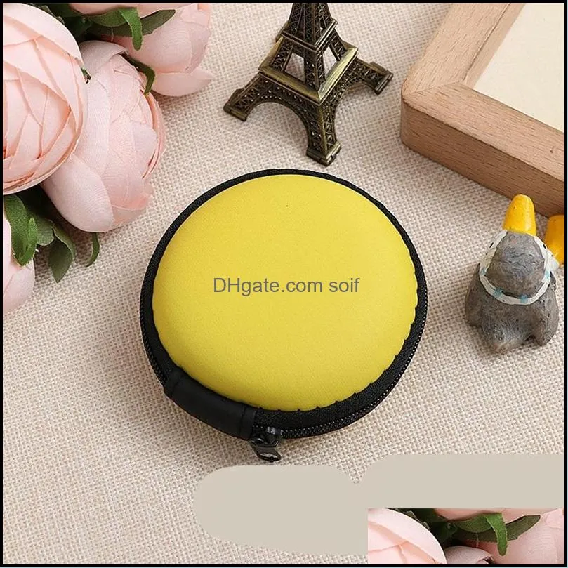Small Coins Purses Fashion Colorful Mini Wallets Circular Money Bags Card Key Containers Men Kids Women 0 95lg C2