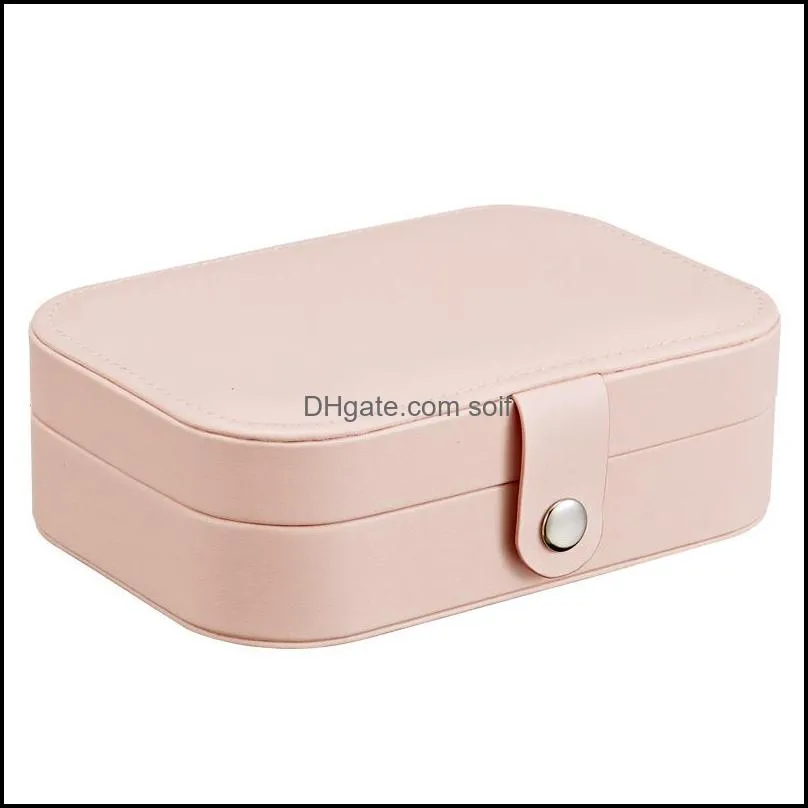 Woman Jewelry Storage Box Ring Earrings Ear Nail Plate Cases Girls Department Organizer Popular Convenient With Various Color 26 88pf