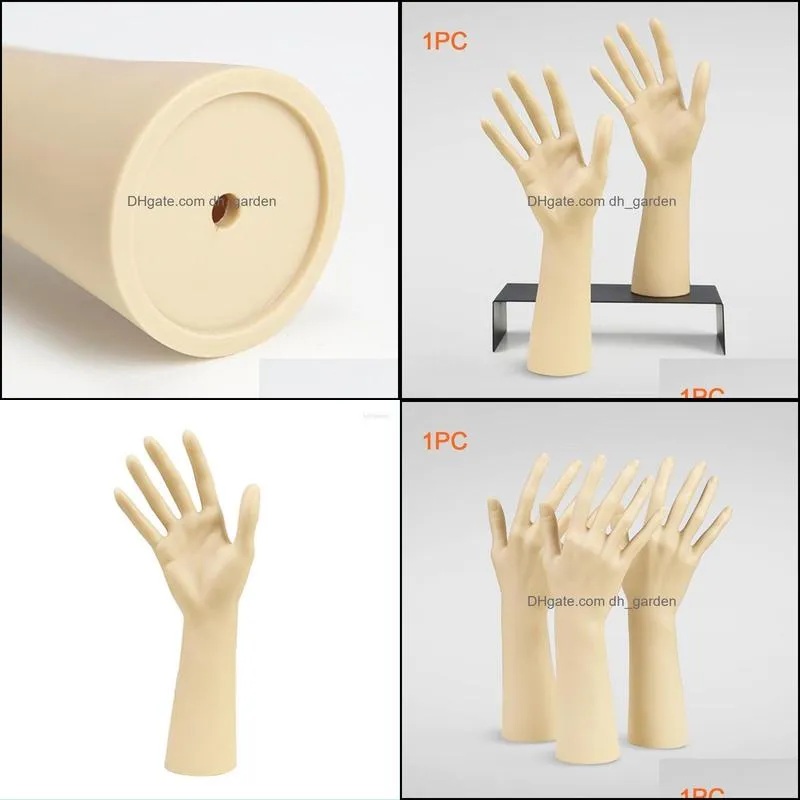 Jewelry Pouches Bags Multi Function Finger Ring Display Po Props Mannequin Hand Bangle Arm Shop Retail Good Three-dimensional Effe