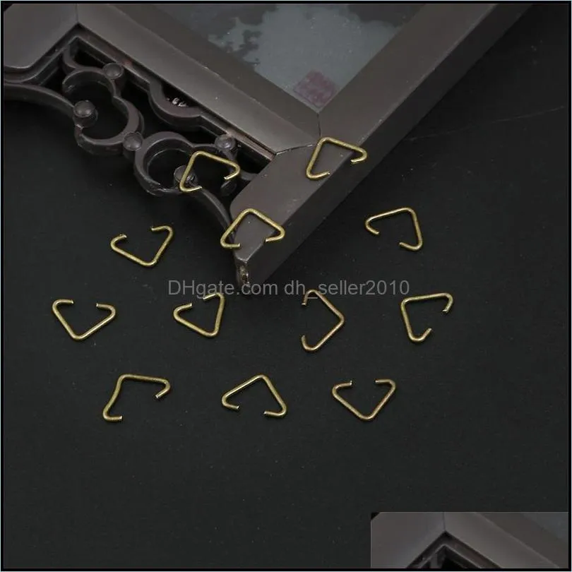100pcs/set Triangle Loops Jump Rings 6x10mm Split Ring Jewelry Connector Findings Accessories for Jewelry Making 1941 Q2