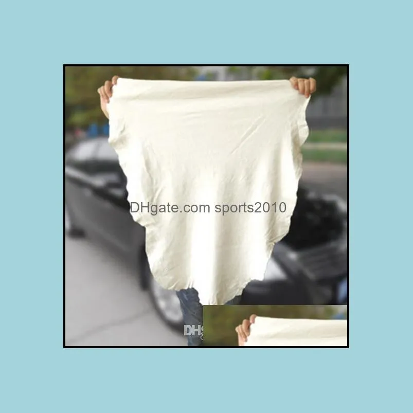 2016 shipping natural genuine leather drying cleaning towel chamois shammy sheepskin absorbent car washing sponge cloth lz