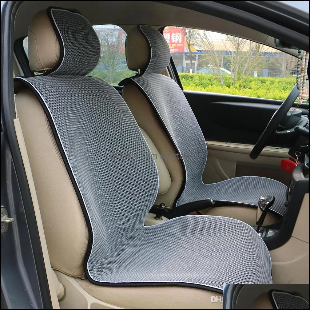 1 pc breathable mesh car seat covers pad fit for most cars /summer cool seats cushion luxurious universal size car cushion