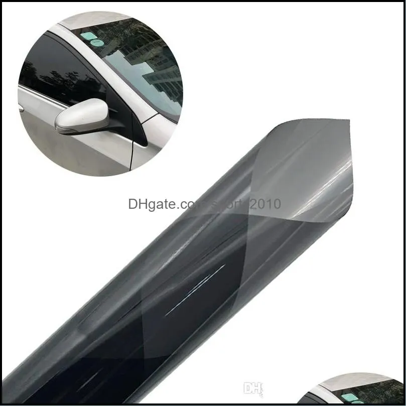 300cmx50cm black car window foils tint tinting film roll auto home glass summer solar uv protector sticker films