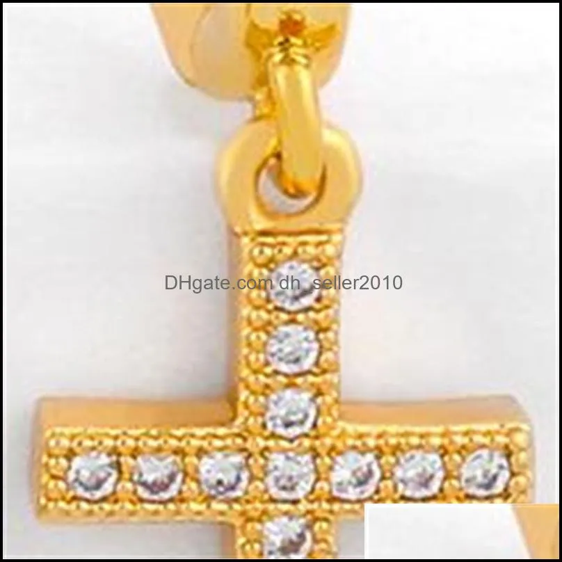 Cross Dangle Earrings Religious Jesus Stone Earrings Jewelry Crucifix Christian 148 U2