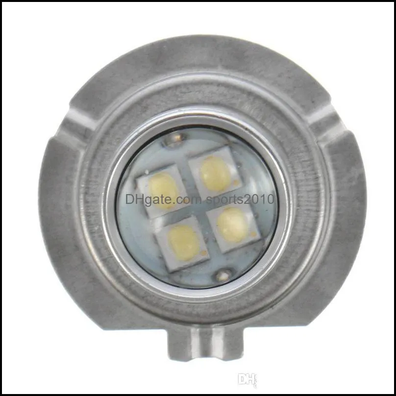 2pcs super bright h7 100w led fog lamp bulb tail driving car headlights bulbs white 15001800lm