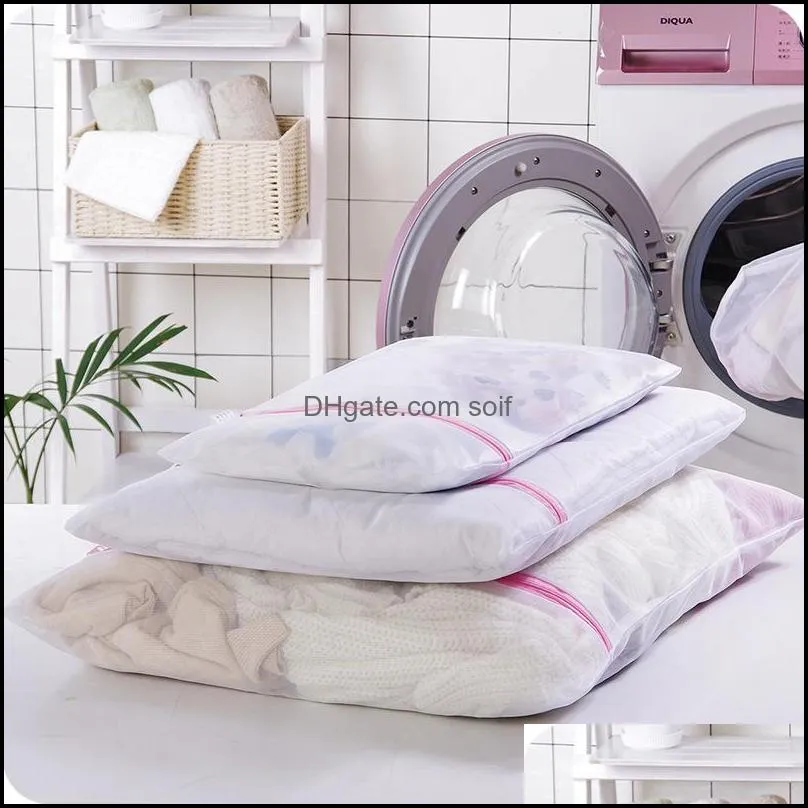 Washing Machine Laundry Bag Special Purpose Protect Cloth Fine Net Soft Travel Storage Bags Multi Purpose