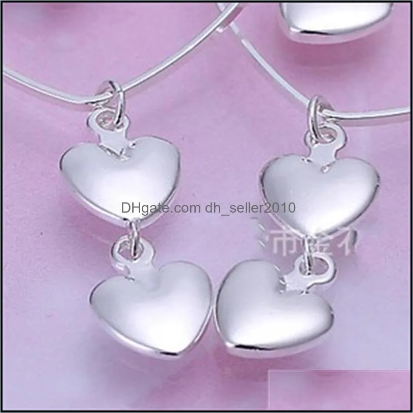 Love Heart Shaped Earring Dangle Fashion Long Trend Jewelry Woman Ear Pendants Accesories Valentines Day Gifts 3 3js K2