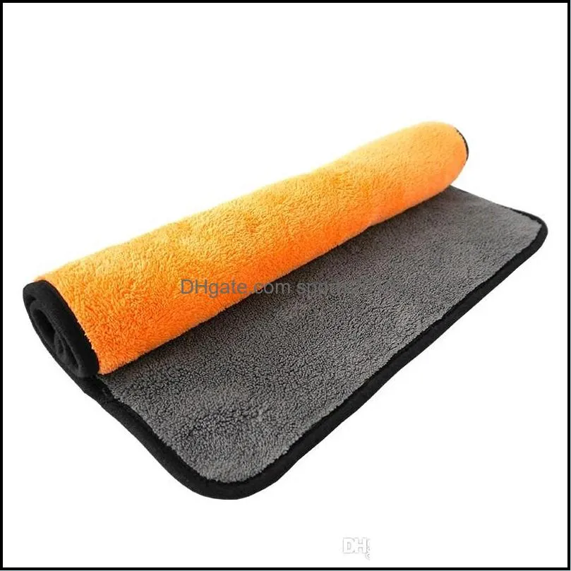 2x 30x30cm super absorbent car wash cloth microfiber towel cleaning drying cloths rag detailing car care polishing