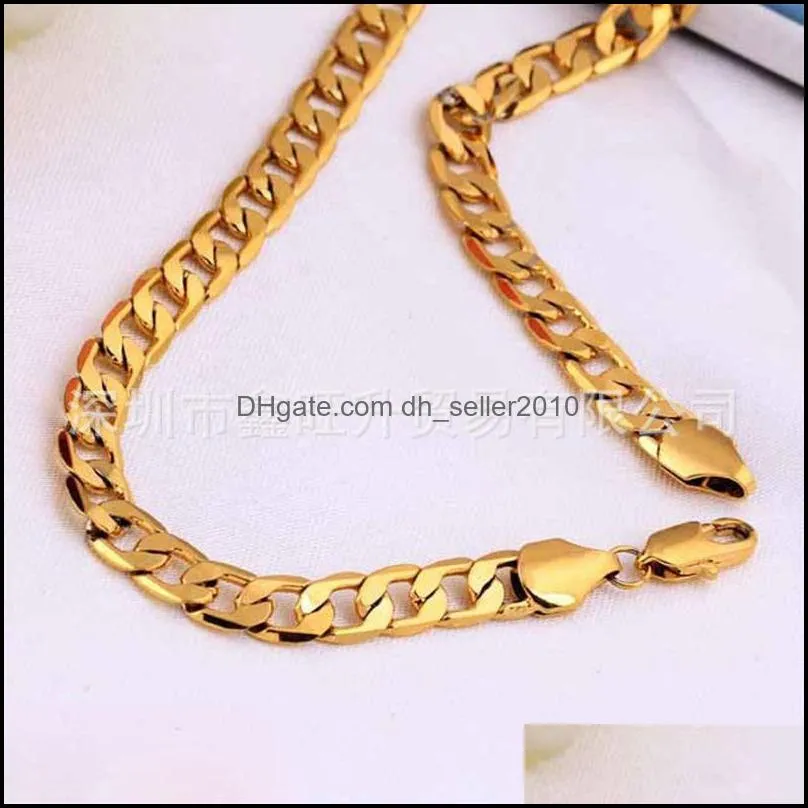 Solid 14k yellow Gold Mens Necklace Chain Birthday Valentine Gift valuable 100% real gold, not money.102 Q2