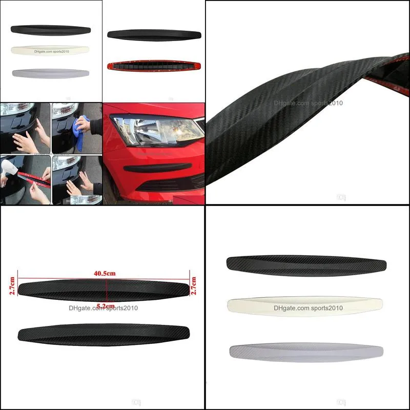 car corner protector guard strip crash bar bumper strip trim protection guards lip deflector 2pcs accessory