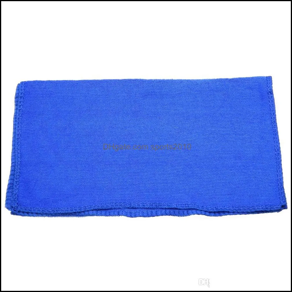 10pc 30x70cm ultrafiber car wash towel soft thin cloth absorbent duster microfiber car cleaning for automotive household blue