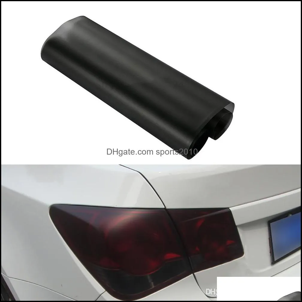 30x 100cm matte black tint film headlights tail lights car vinyl wrap decals