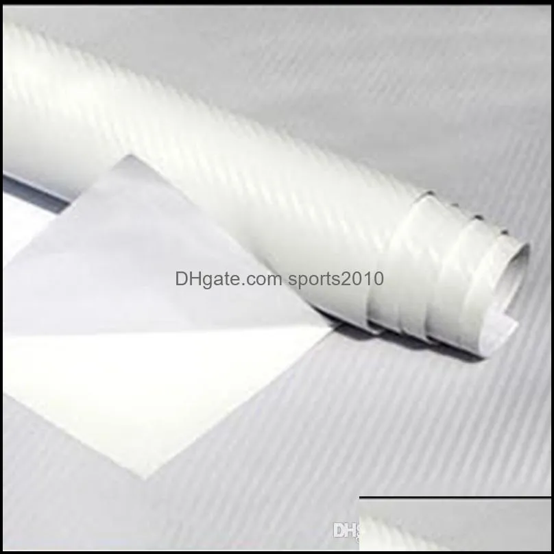 2x top selling 30x127cm waterproof 3d carbon fiber vinyl wrap sheet roll film car sticker decal sheet for car auto vehicle detail
