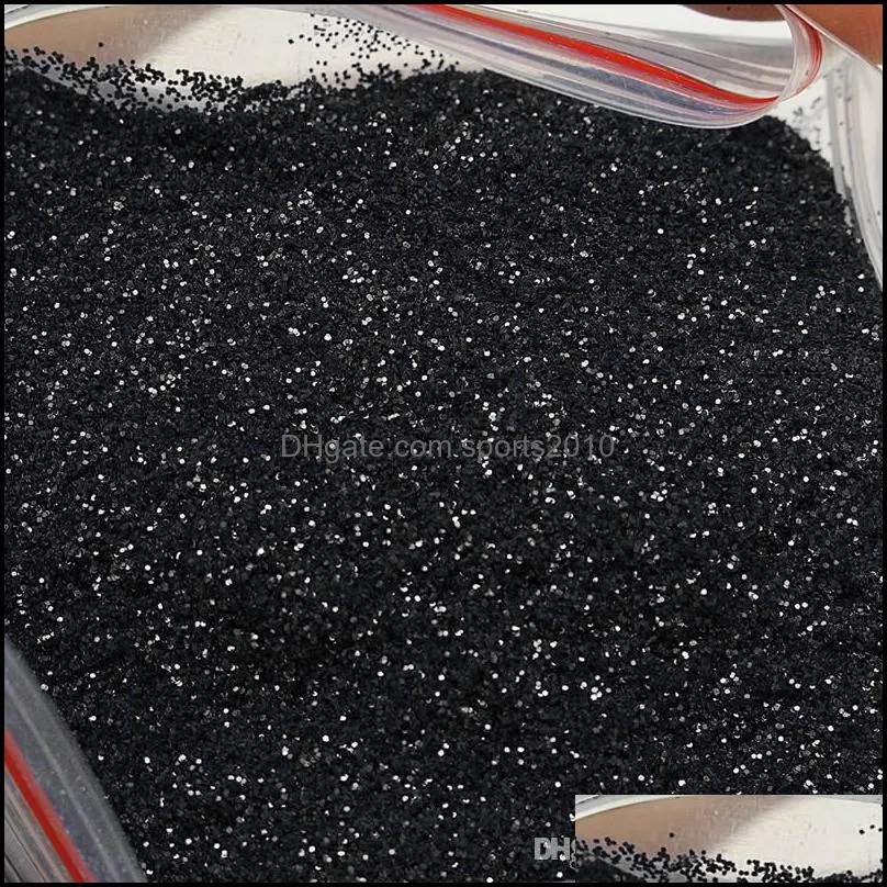 170g pet 0 4mm black glitter metal flake auto car bike paint additive decor