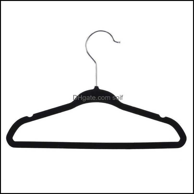 Traceless Coat Hanger Flocking Eco Friendly Small Non Slip Convenient Clothes Rack Hooks Woman Man Child Stand 0 8hl K2