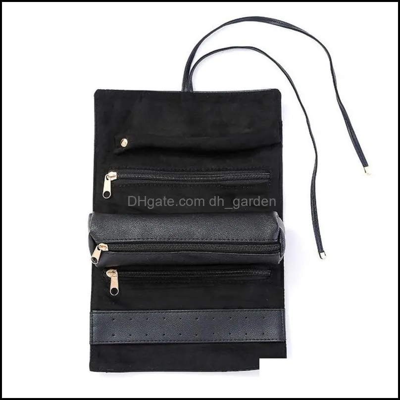 Jewelry Pouches Bags N58F Foldable Roll Suitable For Travel Rings Necklaces Earrings Bracelets Brit22