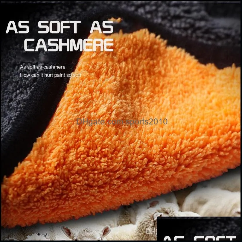 2x 30x30cm super absorbent car wash cloth microfiber towel cleaning drying cloths rag detailing car care polishing